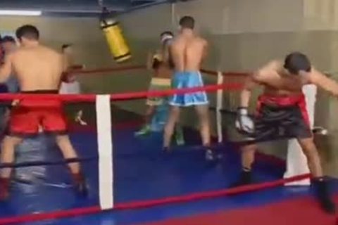 Boxing Ring Sex Session - painfully sex clip - Tube8.com