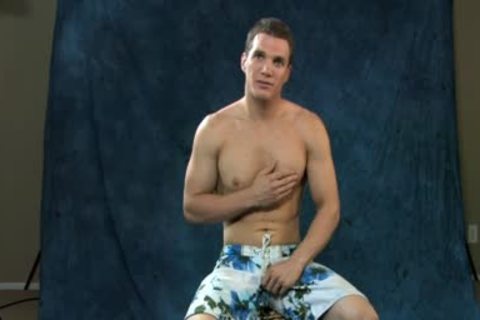 Dumb dick Hunk Jerks Off His large wang