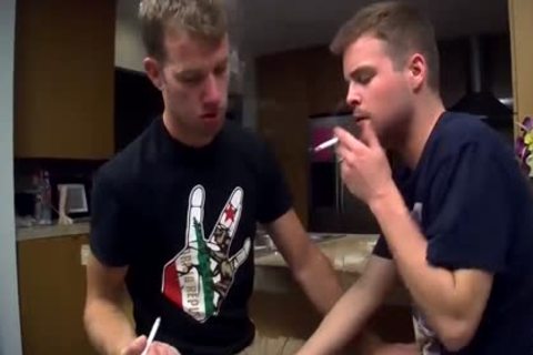 Jake Parker Joins Dustin Fitch For A Smoke And engulf Session