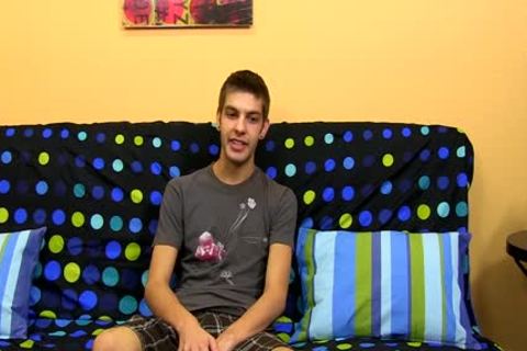 attractive brunette hair Max Morgan Interview Then Jerking Session - BoyFriendTVcom