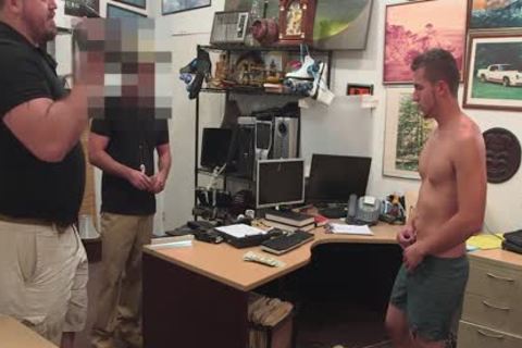 homosexual PAWN - young str8 blond twink Has homosexual trio For Bail cash