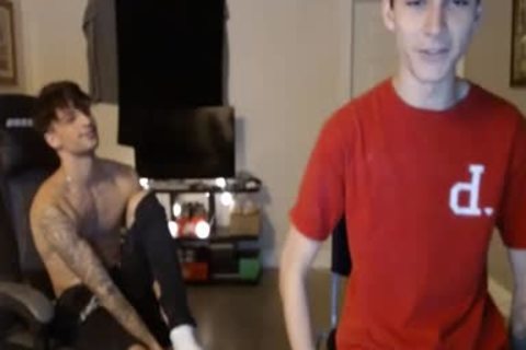 2 young boyz Caressing Their rods