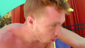 Next Door Originals: Amateur Dacotah Red cum on face outdoors