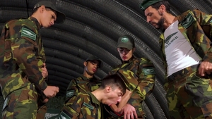 MilitaryDick: Sergeant Joris Leonard being fucked by Glenn Hut