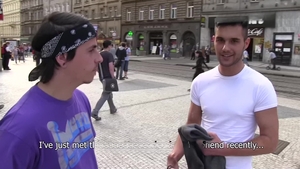 Czech Hunter: Turning Two Straights to Gays with Greenbacks