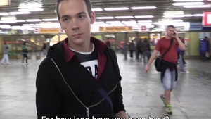 Czech Hunter: Sneaky Hand Job in the Wet Metro